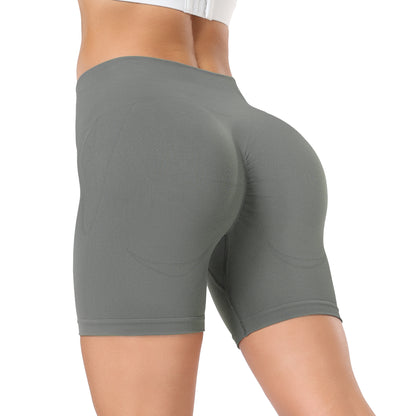 Women's Workout Gym Shorts, High Waisted Butt Lifting Scrunch Butt Seamless Booty Shorts