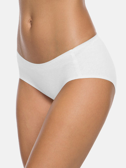 Womens Cotton Underwear for Women Seamless Hipster Bikini Briefs Panties 6-Pack 3028