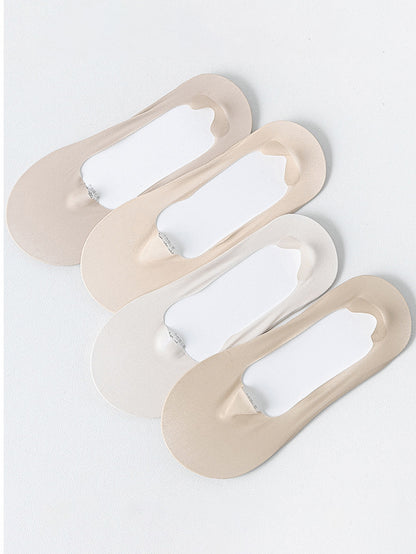 Women's Thin-Cotton-Sole Non-Slip Non-Slip Hidden-Toe Ankle Socks