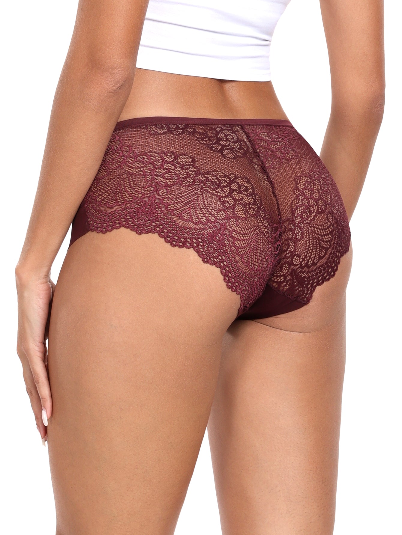 Wealurre Sexy Underwear for Womens Seamless Underwear 5-PACK 836