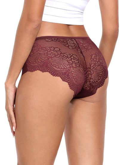 Wealurre Sexy Underwear for Womens Seamless Underwear 5-PACK 836