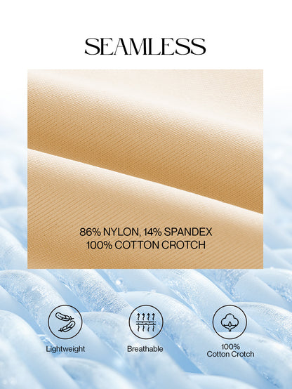 Wealurre Seamless Underwear Invisible Bikini 6-Pack 826