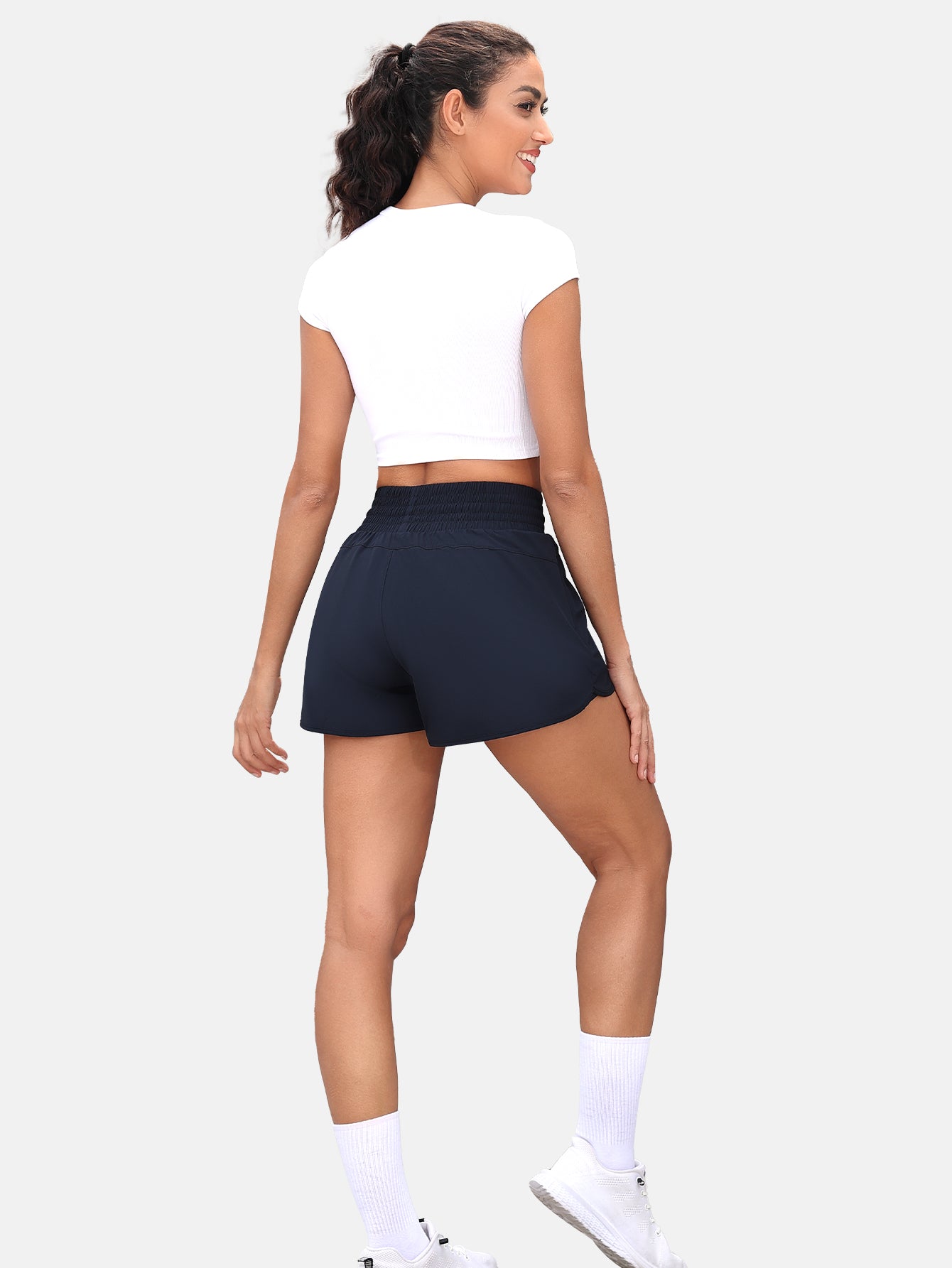 Running Shorts for Women High Waisted Athletic Shorts