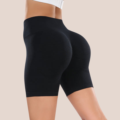 Women's Workout Gym Shorts, High Waisted Butt Lifting Scrunch Butt Seamless Booty Shorts