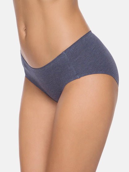 Womens Cotton Underwear for Women Seamless Hipster Bikini Briefs Panties 6-Pack 3028