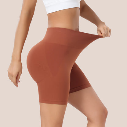 Women's Workout Gym Shorts, High Waisted Butt Lifting Scrunch Butt Seamless Booty Shorts