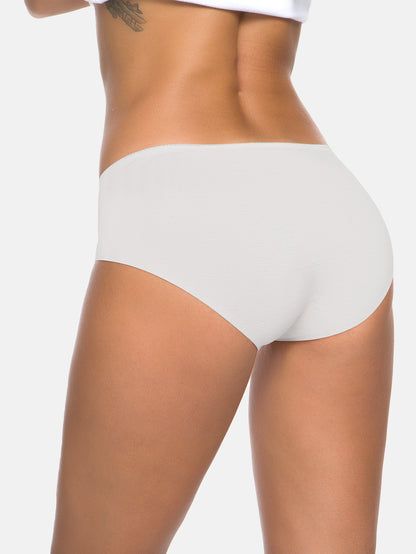 Womens Cotton Underwear for Women Seamless Hipster Bikini Briefs Panties 6-Pack 3028