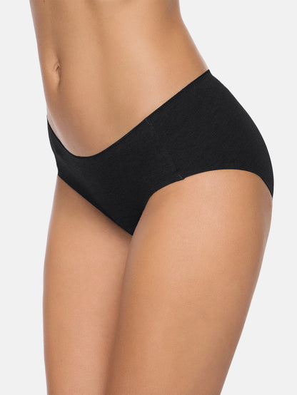 Womens Cotton Underwear for Women Seamless Hipster Bikini Briefs Panties 6-Pack 3028