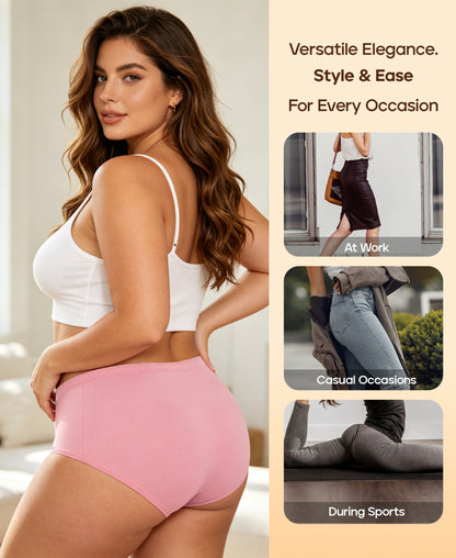 Women's Plus Size Cotton Brief Multipack 5-pack 1808