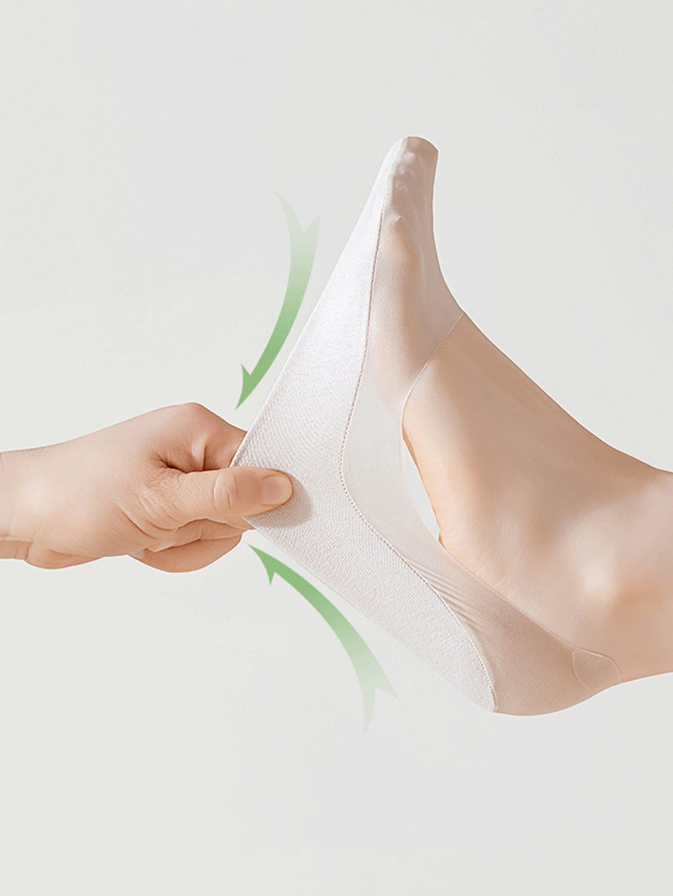 Women's Thin-Cotton-Sole Non-Slip Non-Slip Hidden-Toe Ankle Socks