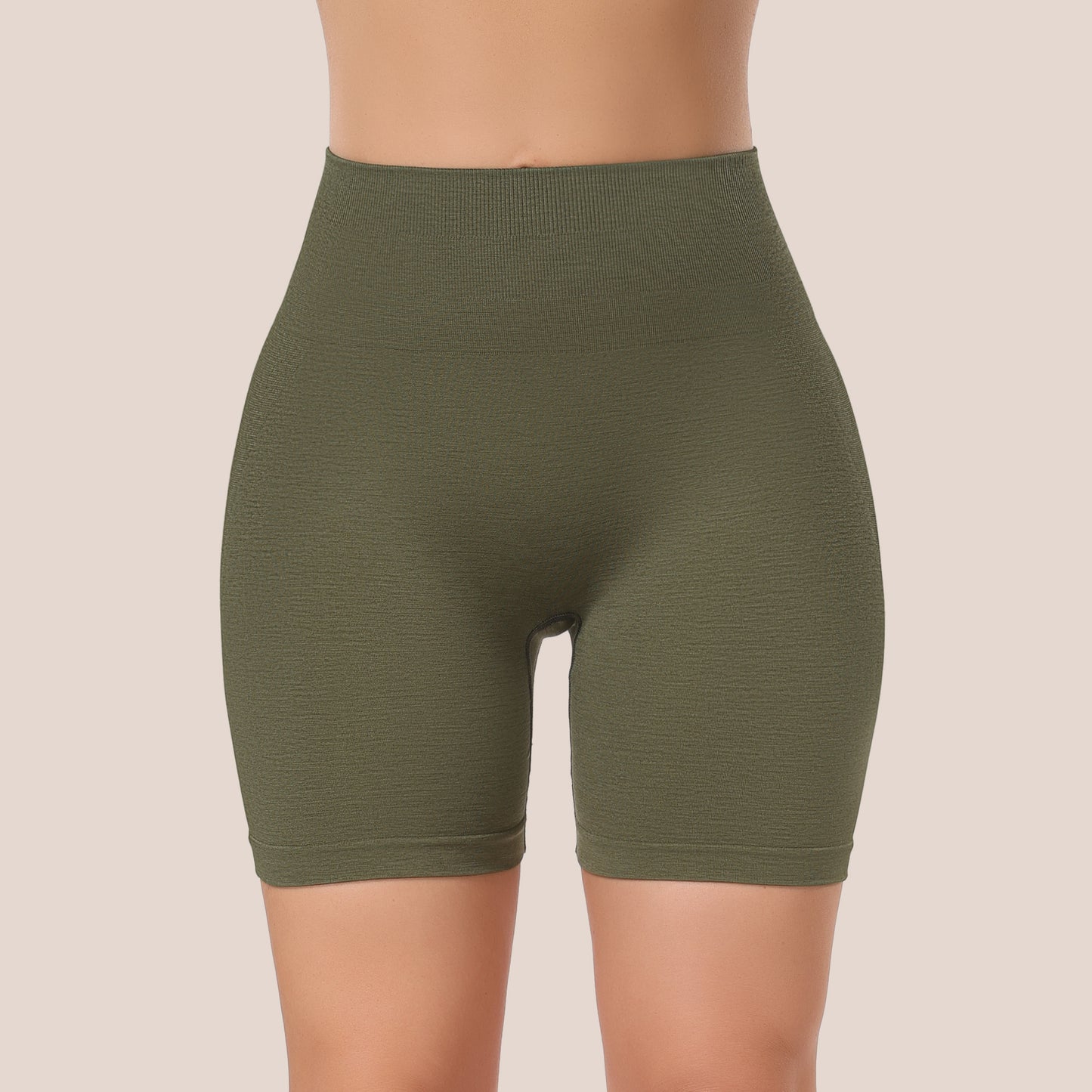 Women's Workout Gym Shorts, High Waisted Butt Lifting Scrunch Butt Seamless Booty Shorts