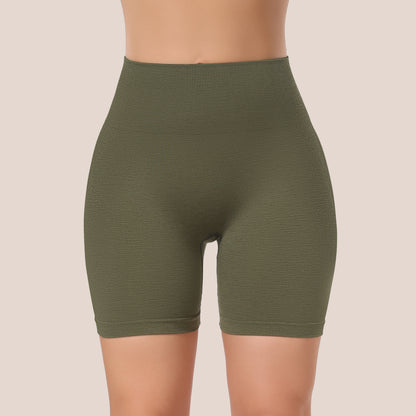 Women's Workout Gym Shorts, High Waisted Butt Lifting Scrunch Butt Seamless Booty Shorts