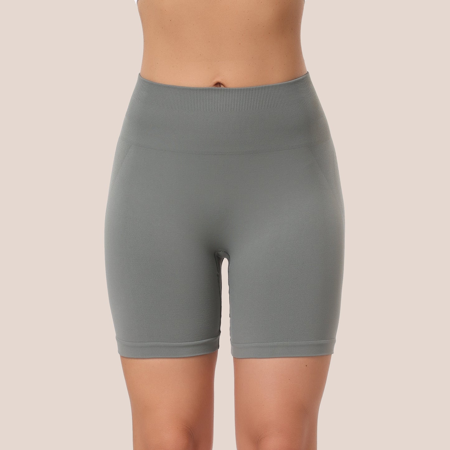 Women's Workout Gym Shorts, High Waisted Butt Lifting Scrunch Butt Seamless Booty Shorts