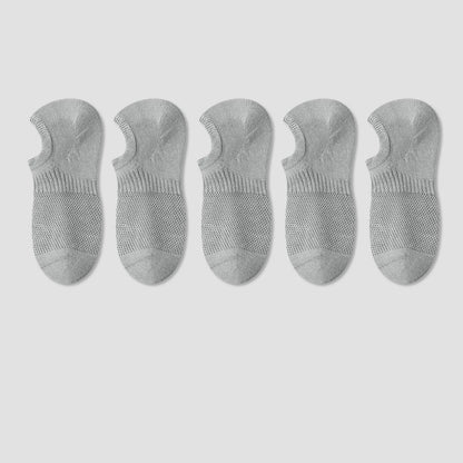 Men & Women Cotton No Show Socks – Soft Breathable Invisible Socks for Sneakers