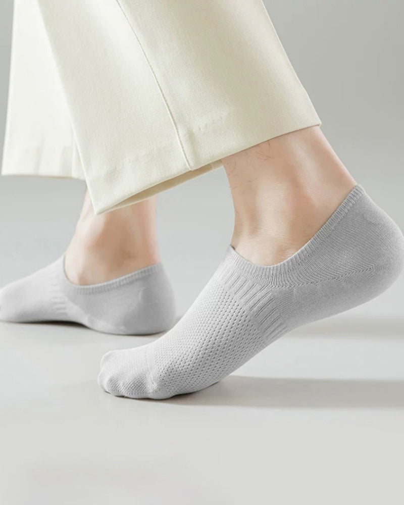 Men & Women Cotton No Show Socks – Soft Breathable Invisible Socks for Sneakers