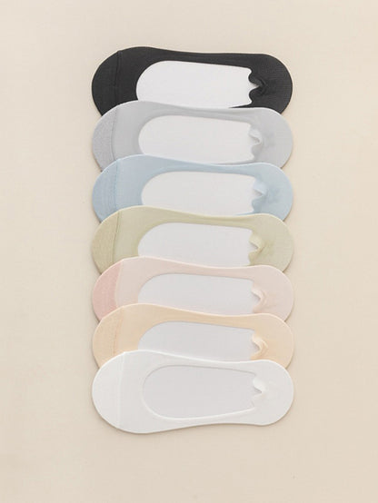 Women's Summer Lightweight Anti-Slip Non-Slip Pure Cotton Ice-Silk Low-Cut Invisible Socks