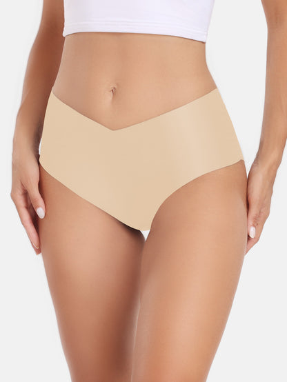 Women's Seamless Cheeky Panties No-Show Bikini Underwear for Women 6-PACK 855