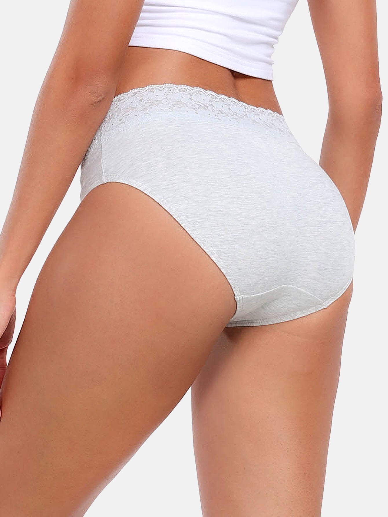 Women's Lace Cotton Bikini Multipack underwear 5-pack 6002