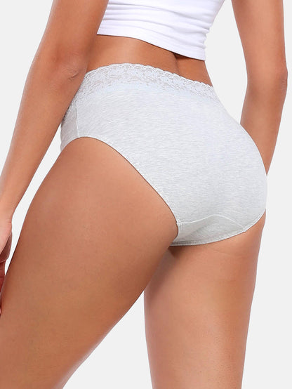 Women's Lace Cotton Bikini Multipack underwear 5-pack 6002