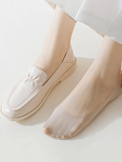Women's Thin-Cotton-Sole Non-Slip Non-Slip Hidden-Toe Ankle Socks