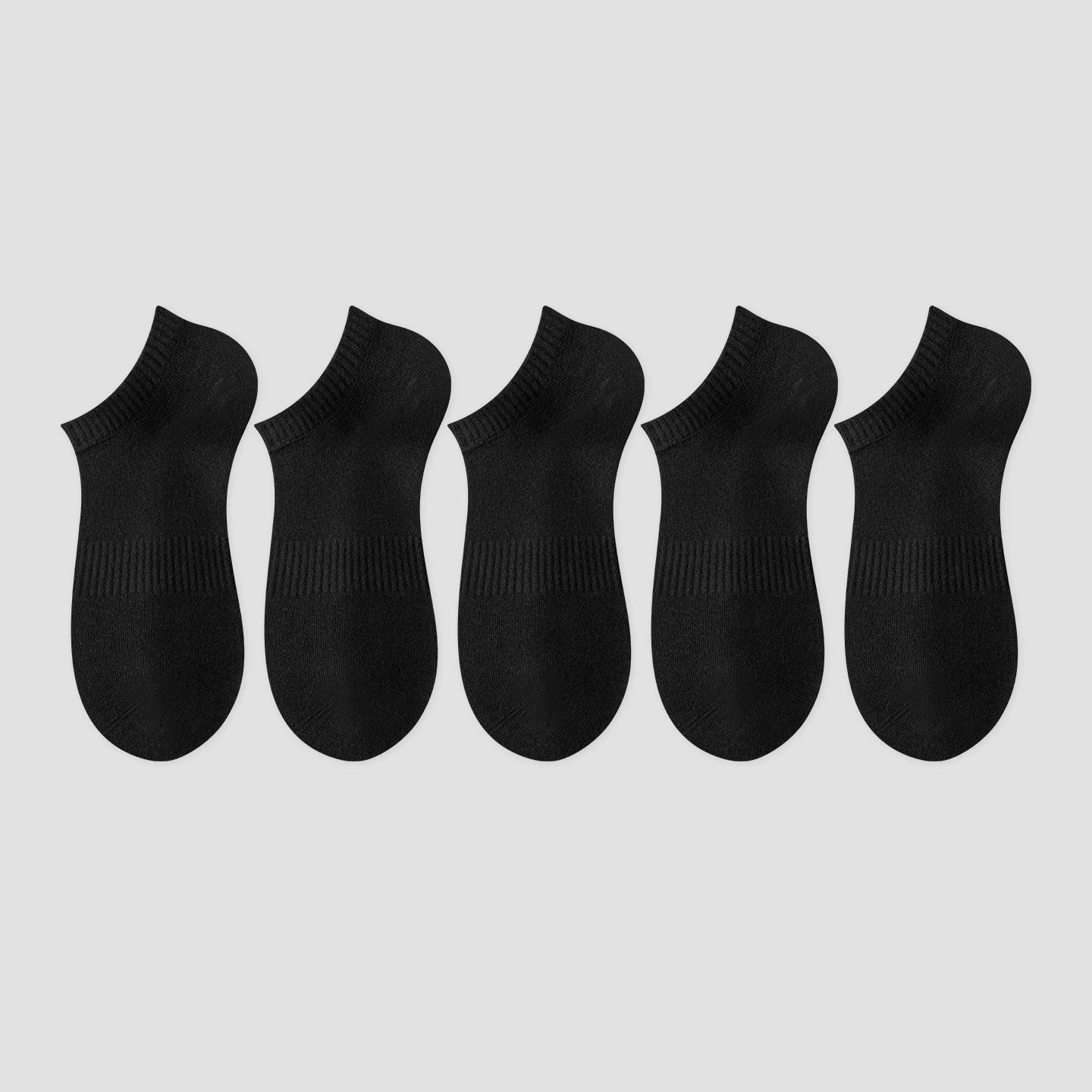 Men & Women Solid Cotton Ankle Socks – Breathable Non-Slip Low Cut Socks for Sneakers