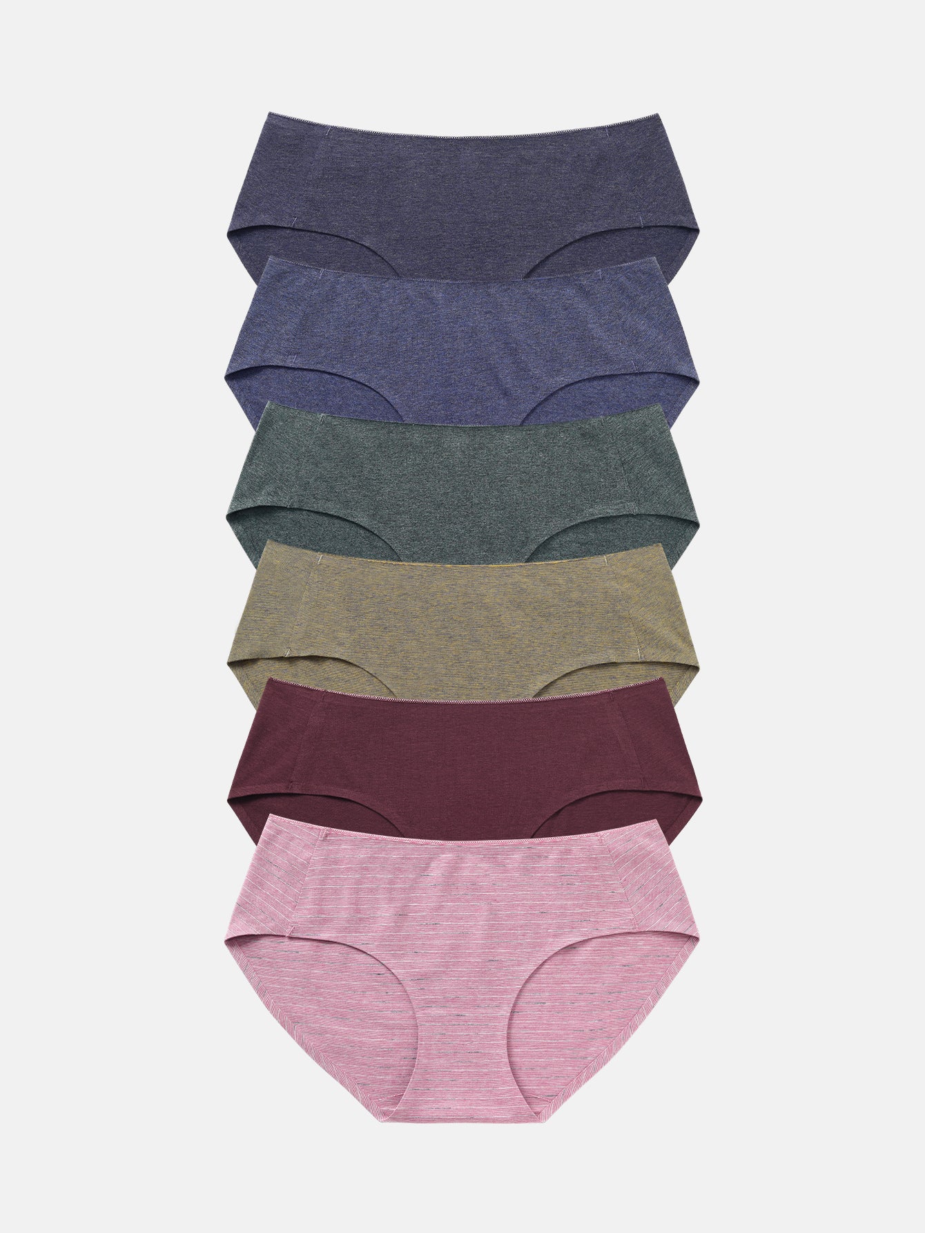 Women's Breathable Panties Seamless Comfort Underwear 6-PACK 3128