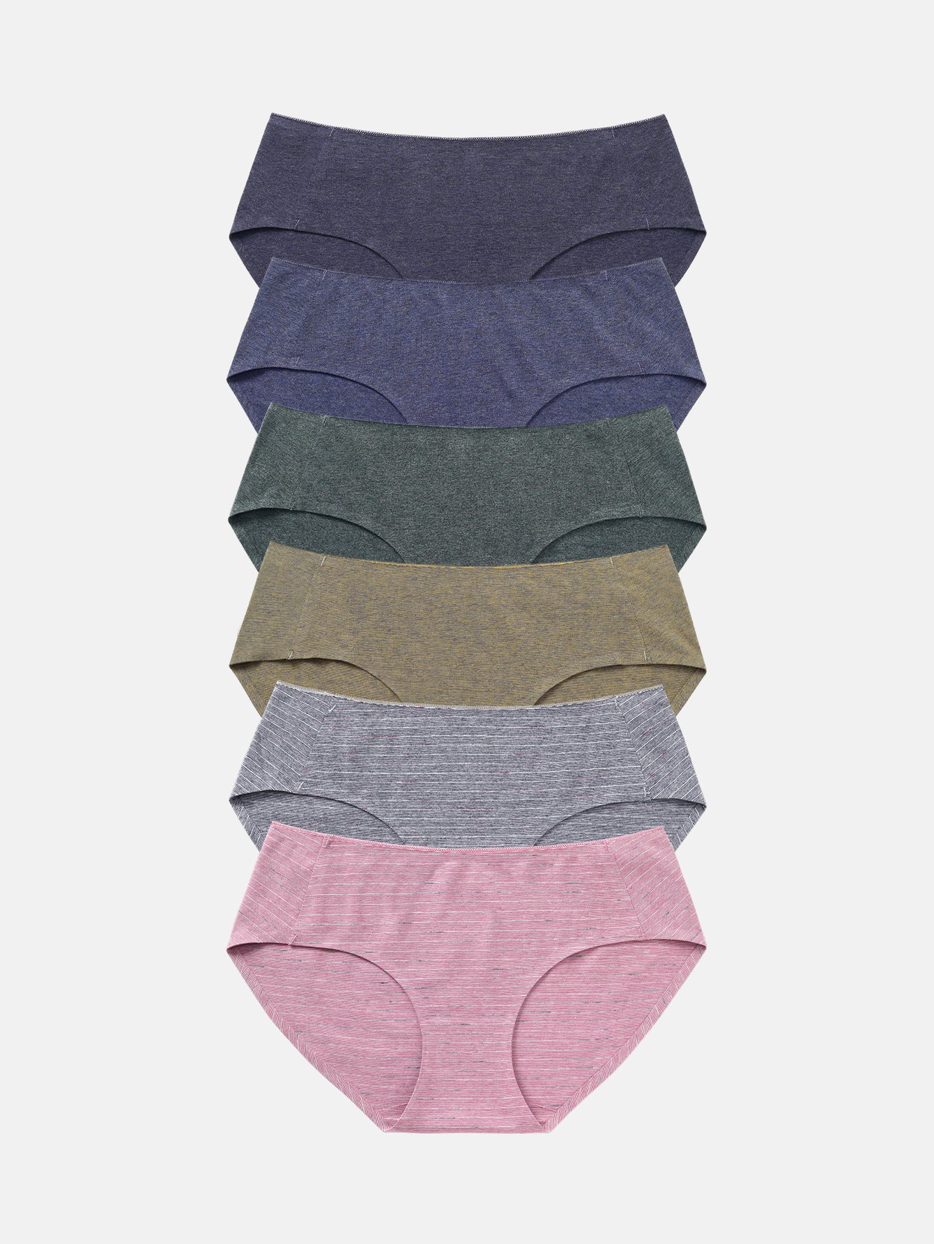Women's Breathable Panties Seamless Comfort Underwear 6-PACK 3128
