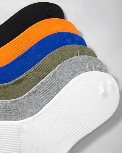 5 Pairs Unisex Cotton Crew Socks - Soft Breathable Comfort Ankle Socks, Moisture Wicking Anti Odor Everyday Socks for Men and Women