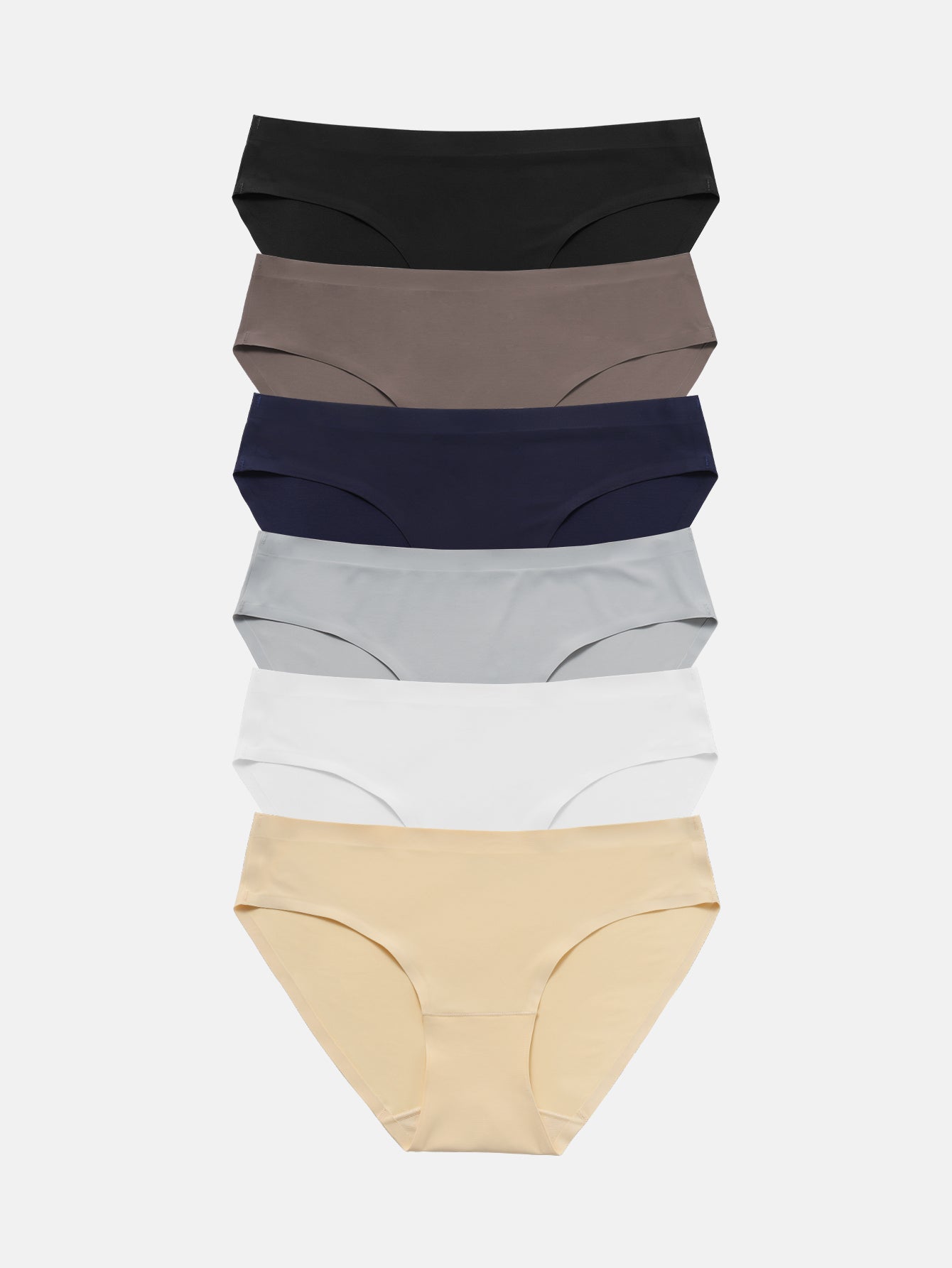 Wealurre Seamless Underwear Invisible Bikini 6-Pack 826