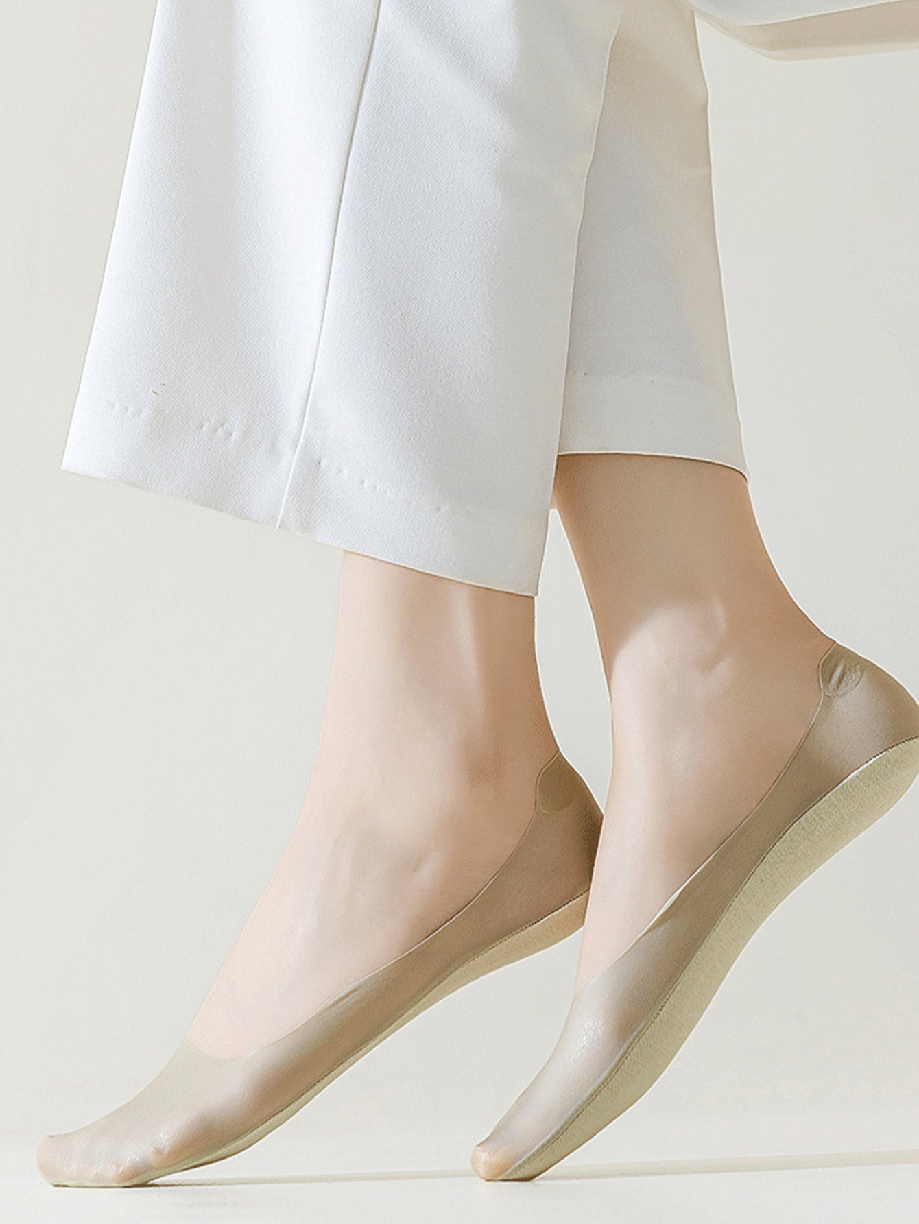 Women's Thin-Cotton-Sole Non-Slip Non-Slip Hidden-Toe Ankle Socks