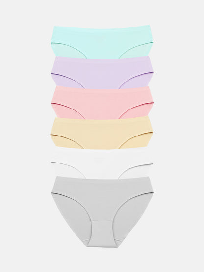 Women's Underwear Seamless Bikini  6-Pack 826 T