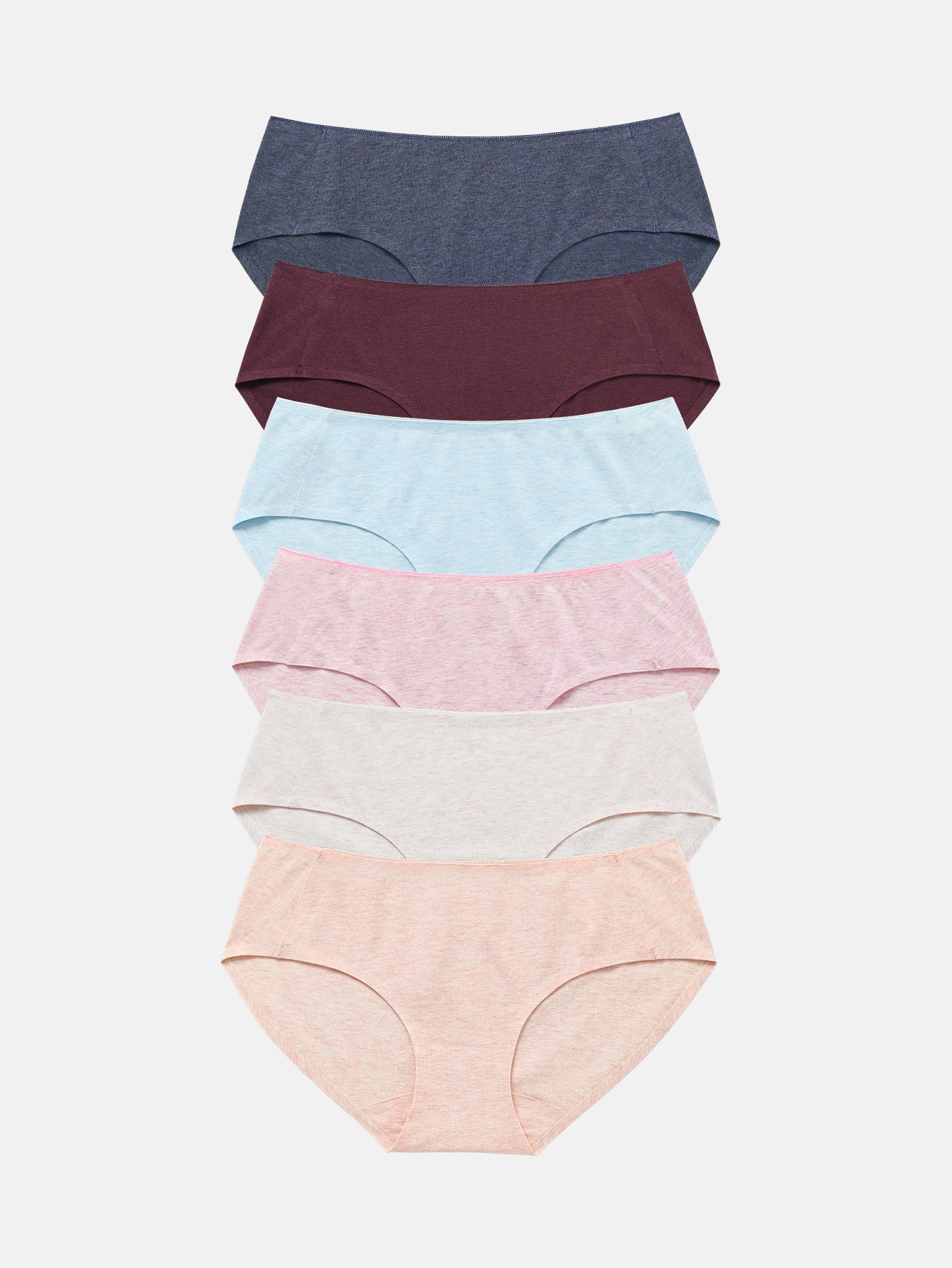 Women's Breathable Panties Seamless Comfort Underwear 6-PACK 3128