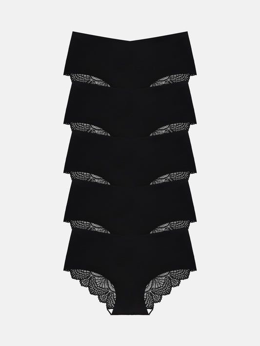 Wealurre Sexy Underwear for Womens Seamless Underwear 5-PACK 836