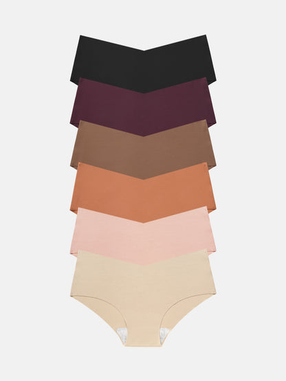 Womens Underwear Bikini Silky Seamless Underwear 6-PACK 833