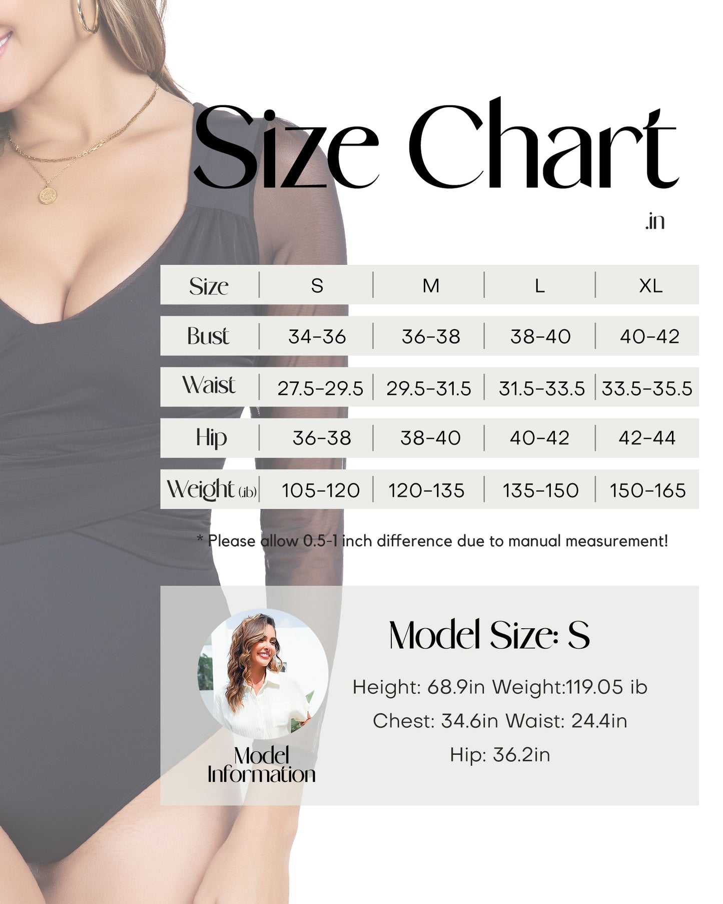 Bodysuits for Womens Long Sleeve Sheer Mesh Ruched S-XL
