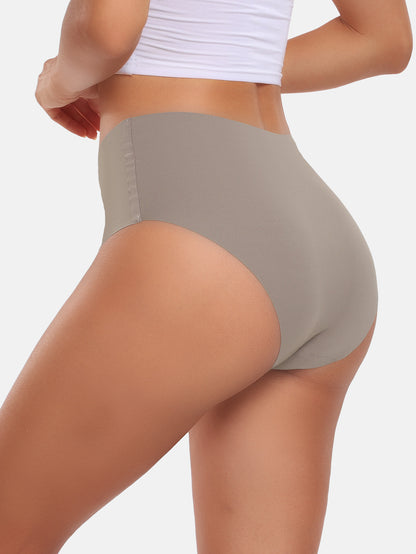 Women's Seamless Cheeky Panties No-Show Bikini Underwear for Women 6-PACK 855