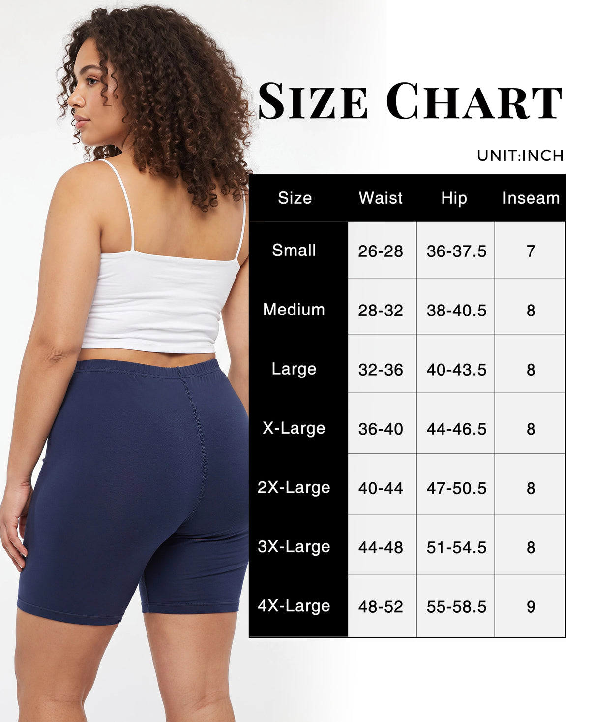 Women's Plus Size Seamless Slip Shorts (XL-4XL) - High Waist Stretch Safety Shorts Under Dress