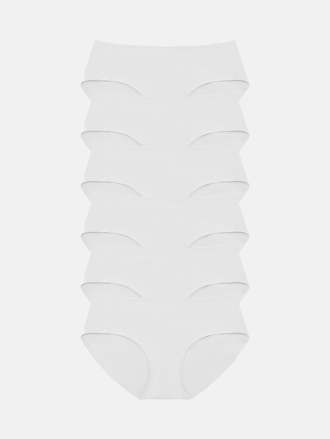 Womens Cotton Underwear for Women Seamless Hipster Bikini Briefs Panties 6-Pack 3028