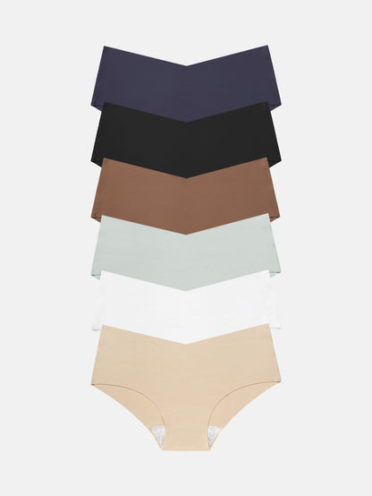 Womens Underwear Bikini Silky Seamless Underwear 6-PACK 833