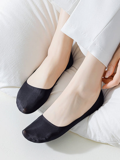 Women's Thin-Cotton-Sole Non-Slip Non-Slip Hidden-Toe Ankle Socks