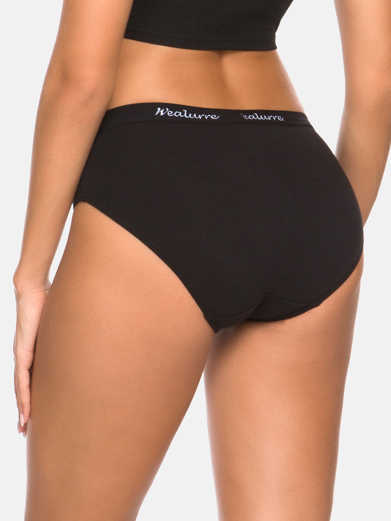 Womens Underwear Cotton Bikini Breathable Sport Low Rise Panty 5-PACK 6001