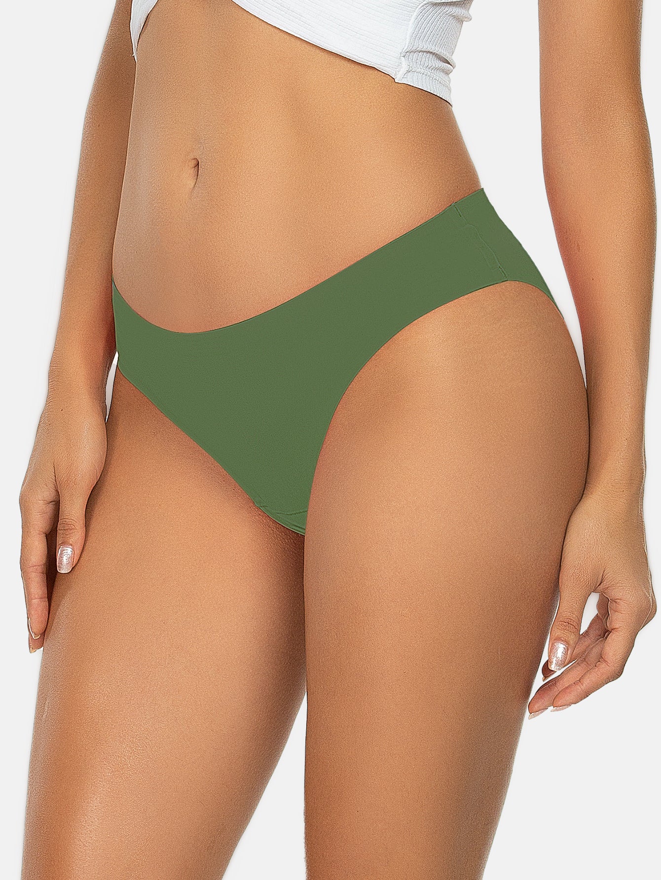 Women's Seamless Underwear No Show Panties Bikini Multipack 5-pack 826