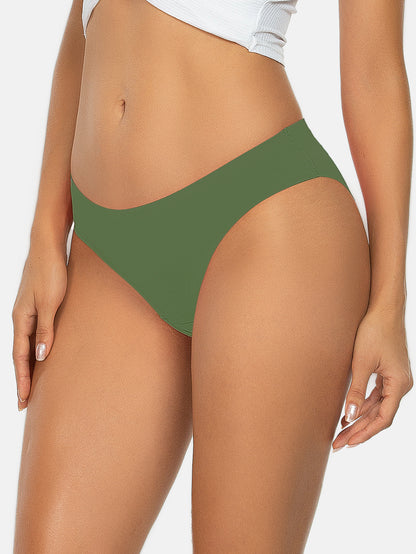 Women's Seamless Underwear No Show Panties Bikini Multipack 5-pack 826