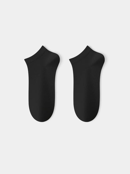 Women's Solid-Color Versatile Xinjiang Long-Staple Cotton Ankle Socks