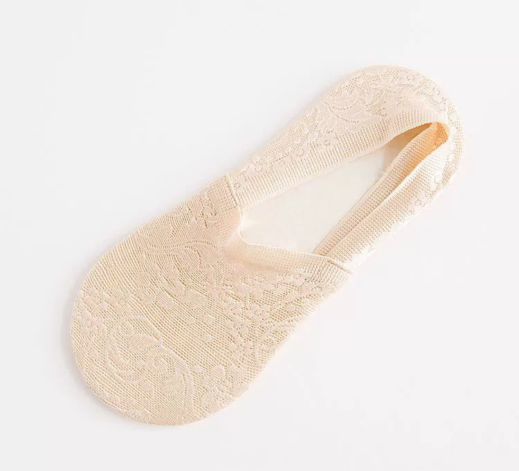 Low-Cut Boat Socks for Women - Summer Lace Thin Socks, Athletic Boat Socks