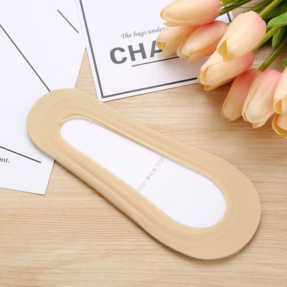 Socks Women's Super Invisible No Show Summer Thin Silicone Non-Slip Low Vamp Solid