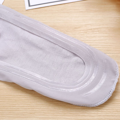 Socks Women's Super Invisible No Show Summer Thin Silicone Non-Slip Low Vamp Solid