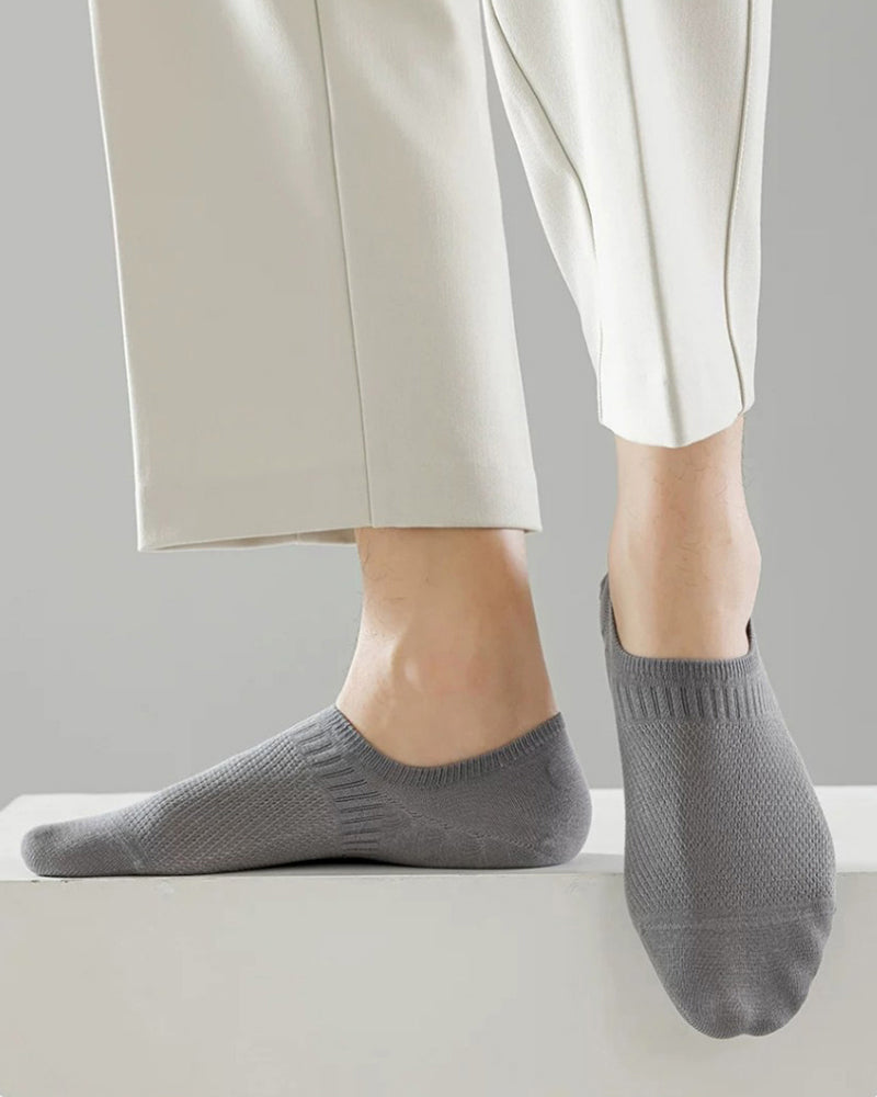 Men & Women Cotton No Show Socks – Soft Breathable Invisible Socks for Sneakers