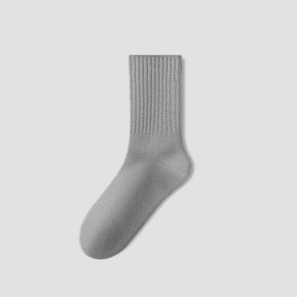 Women's 100% Cotton Socks - Autumn/Winter Sweat-Wicking & Odor-Resistant Seamless Knee-High Socks