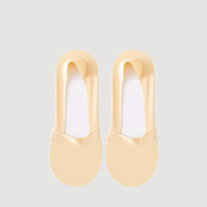 Women's Socks Breathable Summer Thin No Show Ice Silk Sock Silicone Non-Slip Bottom Absorb Sweat Boat Sock.